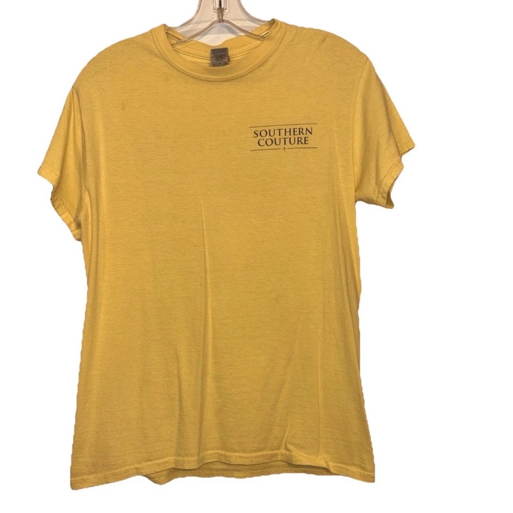 Gildan Southern Culture Women's Short Sleeve Tee in Sunny Yellow